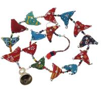 Guru-Shop Catena di Peluche Mobile Dall`India - Bird 2, Multicolore, 60x9x2,5 cm, Acchiappasogni e Cellulari