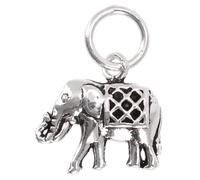 GURU SHOP Ciondolo a forma di animale protettivo, con elefante, 1 x 1 x 1 cm