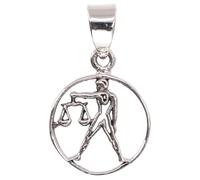 GURU SHOP Ciondolo in argento etnico, ciondolo in argento oroscopo, normal, Argento sterling, Non pietra preziosa