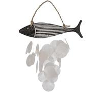 GURU SHOP Conchiglia Mobile Pesce in legno, 30 x 22 x 1 cm