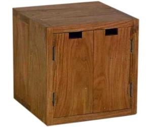 Guru-Shop Cubo a Mensola Combinabile - Modello 6, Marrone, 40x40x40 cm, Scaffali per il Vino Piccoli Scaffali