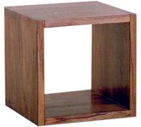 Guru-Shop Cubo di Scaffale Combinabile - Modello 3, Marrone, 40x40x40 cm, Scaffali per il Vino Piccoli Scaffali