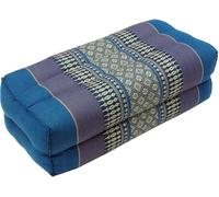 Guru-Shop Cuscino da Meditazione, Collo Tailandese Quadrato con Kapok - Turchese, 10x20x30 cm, Cuscino da Meditazione Cuscino di Seduta