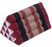 GURU SHOP Cuscino triangolare in stile tailandese, 30 x 30 x 50 cm, cuscino triangolare in stile tailandese, tappeto tailandese