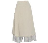 GURU SHOP Ethno - Gonna da donna, in cotone, Verde oliva chiaro #3, 46