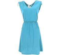 GURU SHOP Ethno - Mini abito con schiena scoperta in cotone biologico, da donna, abiti corti, Blu, 44