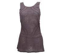 GURU SHOP Ethno - Mini abito da donna, in cotone, marrone, 42