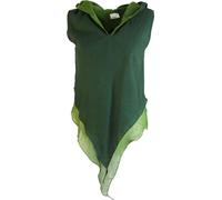 Guru-Shop, Fate Elfi Tip Top MA, Verde Scuro, Dicotone, Dimensione Indumenti:S (38), Top, T-shirt, Camicie