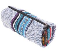 GURU SHOP Grande portapenne Ethno, astuccio colorato, Utensilo - rosso, uomo/donna, cotone, 7x20x7 cm, piccole tasche per cosmetici, cancelleria, più, Blu, taglia unica, casual