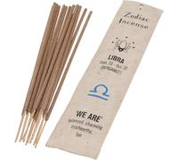GURU SHOP Horoskop Räucherstäbchen, Natürliches Sternzeichen Räucherwerk - Waage/Bergamotte, Beige, Räucherstäbchen aus Tibet, Nepal