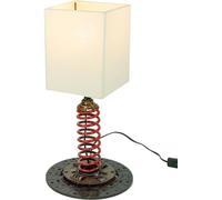 Guru-Shop Lampada da Tavolo / Lampada da Tavolo Motola, Stile Industriale, Luce Oggetto Upcycling da Rottami Metallici - Modello Motola, Metallo, 48x24x24 cm, Lampade Decorative Industrial Style