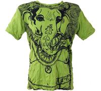 Guru-Shop, Maglietta del Sole Elefant, Limone, Cotone, Dimensione Indumenti:M, Magliette `Sure`