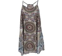 GURU-SHOP, Mini Abito Boho Dashiki, Abito a Tracolla, Abito da Spiaggia, Canottiera, Giallo Oro, Sintetico, Dimensione Indumenti:38, Abiti Corti