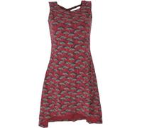 GURU SHOP Mini abito con spalline in cotone biologico, abito Vokuhila da donna, abiti corti