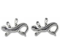 GURU SHOP Orecchini in argento, piccoli orecchini in argento - Piccolo Geco 1, 0 x 1 cm