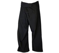 GURU-SHOP, Pantaloni da Pesca in Cotone, Avvolgenti per lo Yoga del Nepal, Nero, Taglia Unica, Pescatore Taglia Lunga