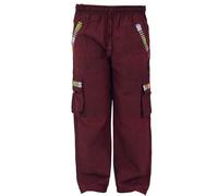 Guru-Shop, Pantaloni da Yoga, Pantaloni Goa in Etnostile, Vino, Cotone, Dimensione Indumenti:S (46), Pantaloni