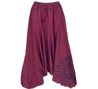 GURU-SHOP, Pantaloni Harem Pantaloni Pluderhose Pumphose Aladdin in Cotone, Nero, Dimensione Indumenti:40, Pantaloni Pluderhosen e Aladin