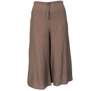 Guru-Shop, Pantaloni Palazzo, Gonna a 3/4 Divisi, Boho Flare, Pantaloni Estivi, Cappuccino, Sintetico, Dimensione Indumenti:L/XL (40), Pantaloni Lunghi