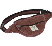 GURU SHOP Praktische Hanf Gürteltasche, Ethno Bauchtasche, Sidebag - Braun, Herren/Damen, Size:One Size, 15x20 cm, Festival- Bauchtasche Hippie