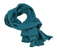 GURU SHOP Sciarpa indiana in cotone leggero in mussola 50 x 150 cm, nero | Versatile, morbida e leggera, ideale come foulard da spalla o per la testa, decorazione per il soggiorno.