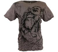 Guru-Shop, Sicuro T-Shirt Felice, Taupe, Cotone, Dimensione Indumenti:M, Magliette `Sure`
