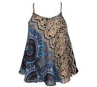 Guru-Shop, Strap Top, top Estivo, top da Donna, top da Spiaggia, Benzina, Sintetico, Dimensione Indumenti:40, Magliette top