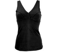 GURU SHOP Top da donna, in cotone, Nero , 42