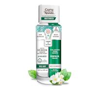 GuruNanda Collutorio a doppio barilotto per il respiro, rinfresca l'alito, senza alcool e fluoro, con clorito di sodio e oli essenziali, aroma di menta selvatica, 50 ml