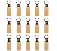 Gurxi 15 Pezzi Kit portachiavi Fai Da Te legno Portachiavi legno Da Decorare Portachiavi Legno Da Incidere Portachiavi Personalizzato egno Adatto Per Decorazione,Scultura,Pittura