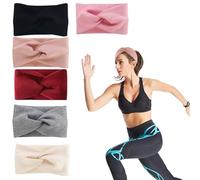 Gurxi 6 Pezzi fasce Da Yoga Alla Moda Elastiche Fasce Per Capelli donna Fascia Elastica Fascia Per apelli Donna asce Capelli Donna Fascia Capelli Sport Adornos Para El Pelo De Niña