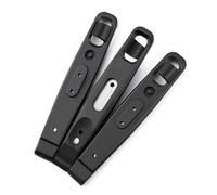 Gurxi Leve Smontagomme Leve Gomma della Bicicletta Leva per Pneumatici in Metallo Set da 3 Pezzi Leve per Pneumatici per Biciclette per La Riparazione di Forature su Bici da Strada e MTB Nero