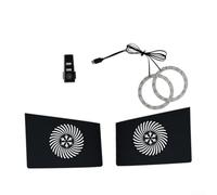 Gusci Protettivi ABS per PS5 Slim Console Bianco Nero(Black) | Materiale ABS resistente, finitura liscia, protezione duratura, colori bianco e nero disponibili