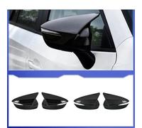 Gusci Specchietti Auto 2PCS Nero Tappo Copertura Specchio Per CX-3 16-19 CX-5 2015 2016 Auto Porta Specchietto Laterale Borsette Coperchio alloggiamento esterno Retrovisore