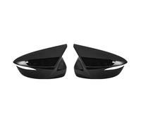Gusci Specchietti Auto 2PCS Nero Tappo Copertura Specchio Per CX-3 16-19 CX-5 2015 2016 Auto Porta Specchietto Laterale Borsette Coperchio alloggiamento esterno Retrovisore