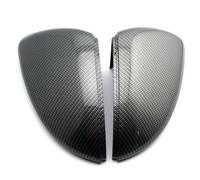 Gusci Specchietti Auto Per Golf MK7 7.5 GTI 7 Per Golf 7 R Per Touran L Auto Ala Laterale Copertura Specchietto Retrovisore Modello In Fibra Di Carbonio Copertura Nera