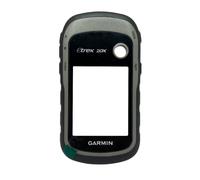 Guscio anteriore compatibile con Garmin eTrex serie 30/30x/20/20X/10/10X, custodia anteriore con pulsanti in vetro, copertura di ricambio per riparazione portatile (grigio, eTrex 20x)