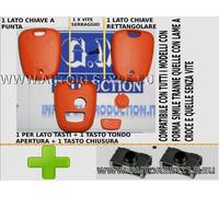 GUSCIO ARANCIONE E 2 SWITCH INTERRUTTORI PER CHIAVE TELECOMANDO TOYOTA AYGO