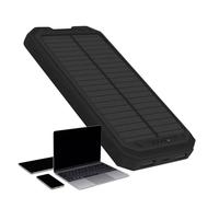 Guscio caricabatterie solare, integrata con pannello solare, protezione a lunga durata con copertura luminosa, per zaino, escursionismo, picnic, avventura all'aperto