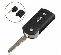 Guscio chiave a 3 pulsanti e lama non tagliata per Mazda 2 3 5 6 8 RX8 MX5, adatto a più modelli di anni con supporto batteria CR1620, solo prodotto Shell