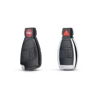 Guscio Chiave Auto a 2/3/4 Pulsanti per Benz BCE per ML S CLK CL modificato, Sostituzione Custodia Chiave Auto (4 Pulsanti)