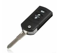 Guscio chiave auto a 3 tasti con lama vergine per 2, 3, 5, 6, CX-7, CX-9, MPV, per RX-8 e per MX-5 per Miata (2004-2015, supporto batteria CR1620 richiesto)