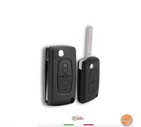 Guscio Chiave Citroen C1 C2 C3 C4 C5 Cover Telecomando 2 Tasti Con Vano Batteria