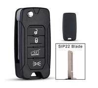 guscio chiave cover originale iea compatibile per jeep renegade 4 tasti + logo
