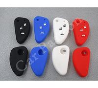 GUSCIO CHIAVE COVER SILICONE 147 GT 156 telecomando 3 TASTI GOMMA (ROSSO)
