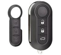 Guscio Chiave GAMBC® + 2 Doppia tastiera Di Ricambio a 3 Tasti per Telecomando Auto Con Lama Compatibile Con FIAT Grande Punto Evo Panda 500 Bravo Ducato Doblo Qubo / Peugeot Boxer / Citroen Jumper