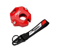 guscio chiave moto Per HON@&DA Africa Twin CRF1100/L CRF 1000/L XRV 750 Tutto L'anno 2022 Nuova Custodia Per Chiave Moto Borsette Ricamo Distintivo Portachiavi(KKCR Red)