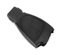 Guscio chiave per auto,KIMISS 3 pulsanti custodia per chiave auto in ABS custodie per chiavi per C E ML S CLK CL, W203 W211 W204(nero)