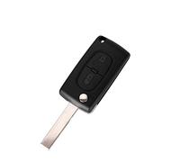 Guscio Chiave per eugeot 207 307 308 3008 5008 807 Expert Partner C2 C3 C4 C8 Berlingo Jumpy | CE0523 | 2 Tasti | Lama con scanalatura | Modello senza alloggiamento batteria