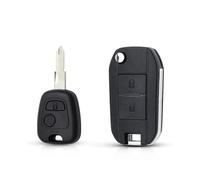 Guscio Chiave per Peugeot 307 107 207 407 per C2 per C3 per C4 per C5 Guscio Chiave a Scatto modificato Custodia per Chiave Auto (NE72)